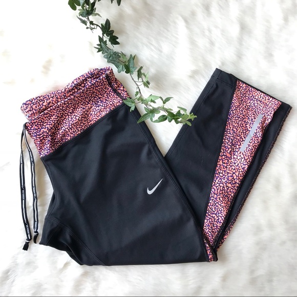 Nike Pants - Nike Racer 2.0 Printed Tights Capri Pants Medium